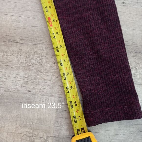 ECHT Womens Maroon Red Arise Comfort Activewear Leggings Size XS - Picture 5 of 5